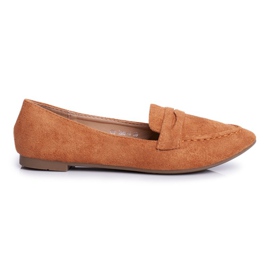 BUGO Mocassins Femme Daim CH-1M6 Camel Laveria brun 5