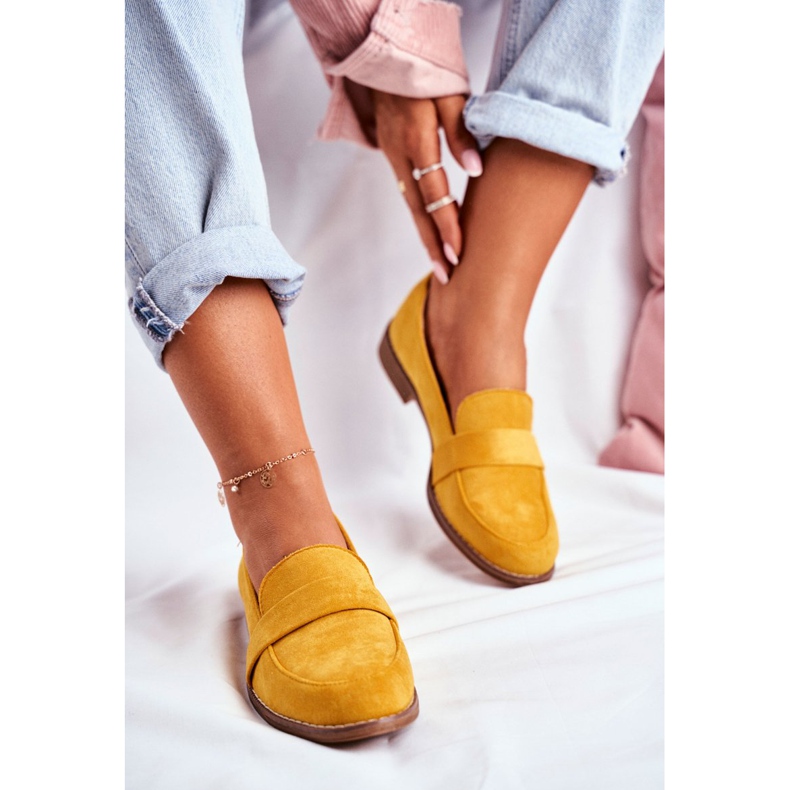 SEA Derbies Femme Daim Jaune Cintra 2