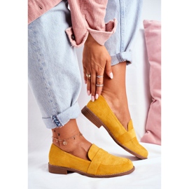 SEA Derbies Femme Daim Jaune Cintra 1