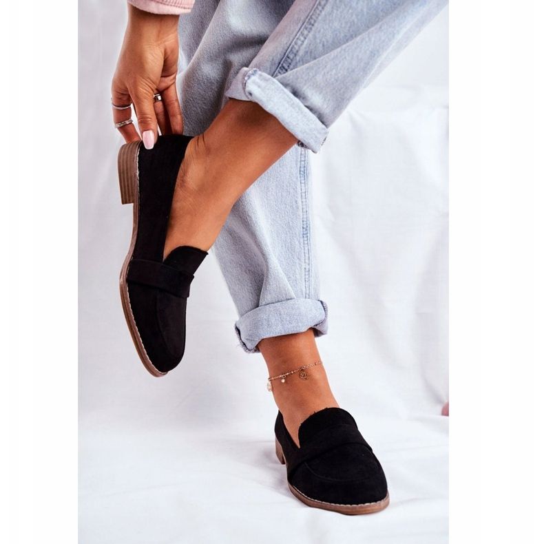 Chaussures Femme En Daim Noir Cintra le noir 1