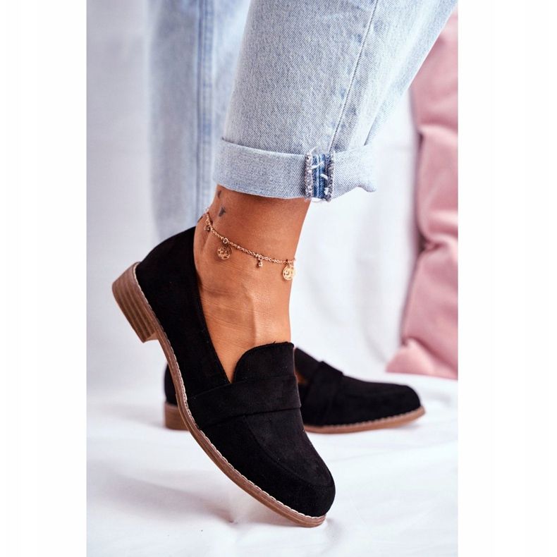 Chaussures Femme En Daim Noir Cintra le noir 2