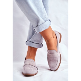 SEA Richelieu Femme Daim Gris Cintra 2