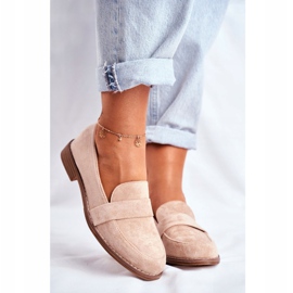 PS1 Richelieu Femme Daim Beige Cintra 3