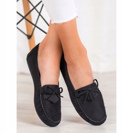 Diamantique Mocassins classiques noir 2