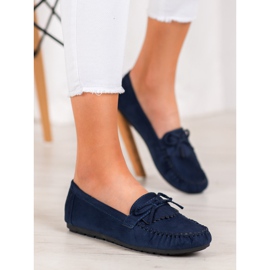Diamantique Mocassins classiques bleu 1