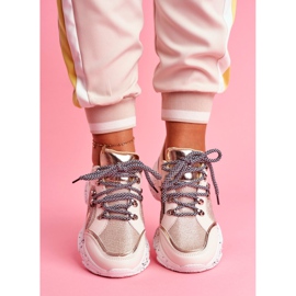 SEA Chaussures de Sport Femme Glitter Beige Vegas 2