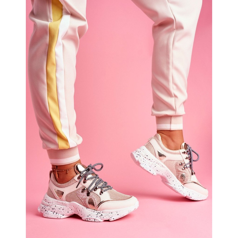 SEA Chaussures de Sport Femme Glitter Beige Vegas 1