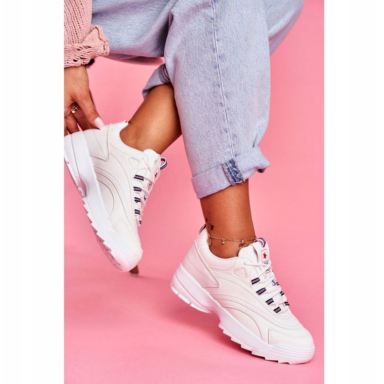 EVE Chaussures de sport pour femmes Blanc Boston 2