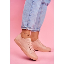 BUGO Baskets Femme Daim Rose El Paso 5