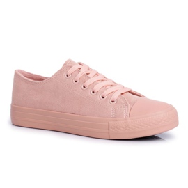 BUGO Baskets Femme Daim Rose El Paso 1