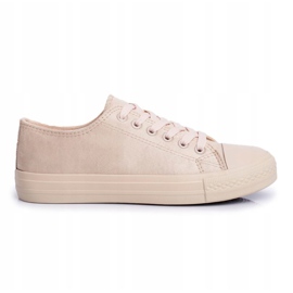 BUGO Baskets Femme Beige El Paso En Daim 2