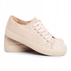 BUGO Baskets Femme Beige El Paso En Daim 7