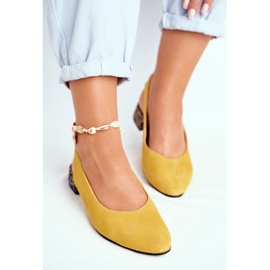 Escarpins Femme Cuir Slip-on Maciejka Miami Jaune 04482-07 3