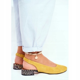 Escarpins Femme Cuir Slip-on Maciejka Miami Jaune 04482-07 2