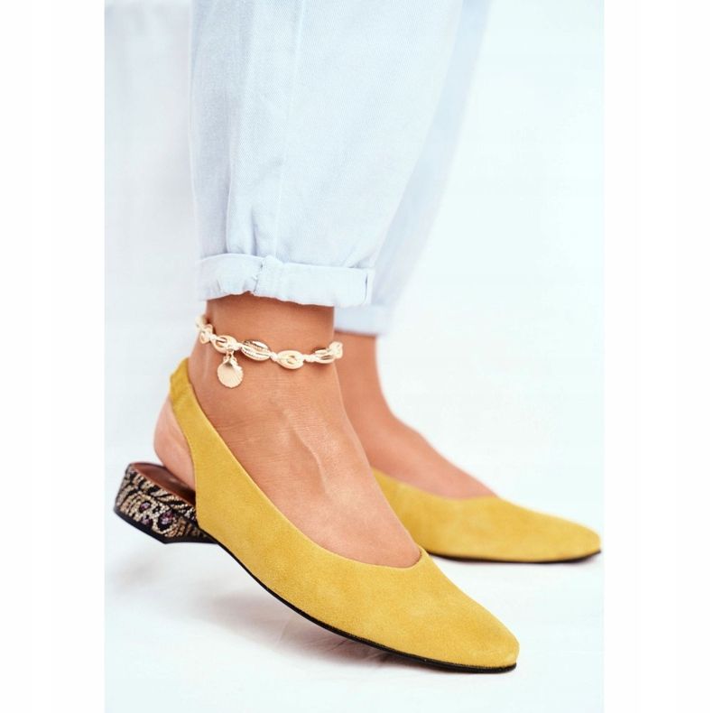 Escarpins Femme Cuir Slip-on Maciejka Miami Jaune 04482-07 1