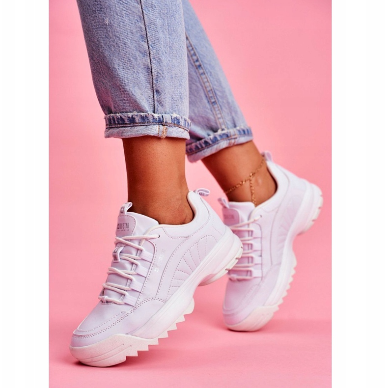 Chaussures de sport pour femmes Baskets Big Star Blanc FF274681 1