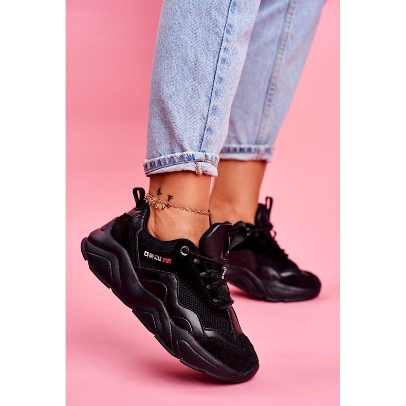 Chaussures de sport pour femmes Baskets Big Star Noir FF274959 1