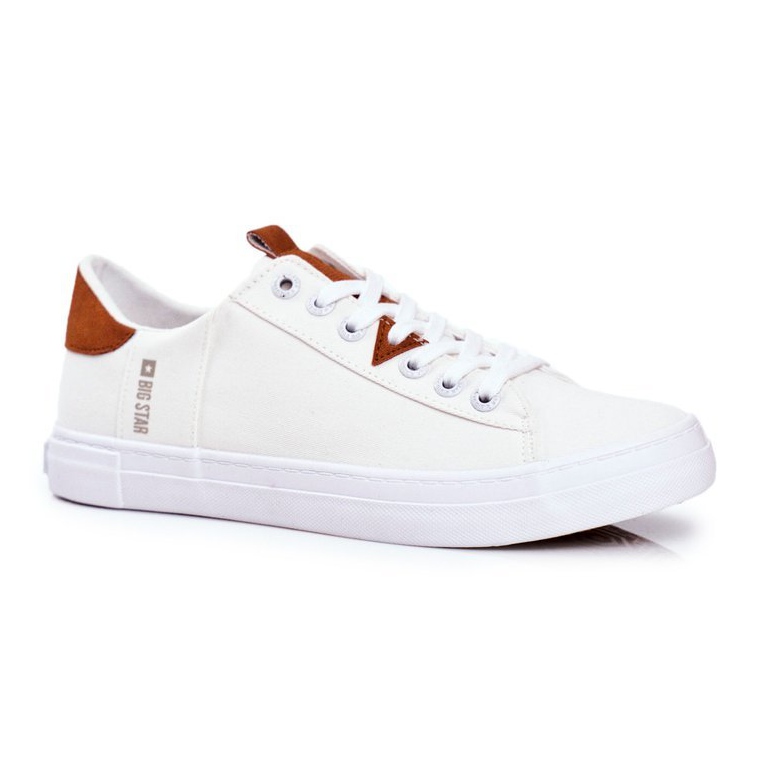 Baskets Basses Homme Big Star Blanc FF174312 blanche 1