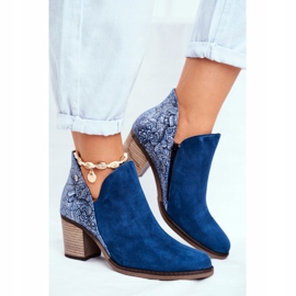 Bottes À Talons Femme Maciejka Printemps Cuir Bleu Marine 04492-17 2 Bottes À Talons Femme Maciejka Printemps Cuir Bleu Marine 04492-17 2