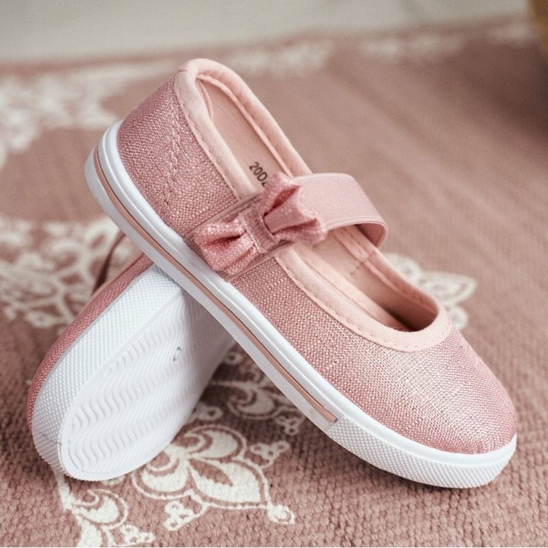 EVE Baskets ballerines enfant roses Bianka 1