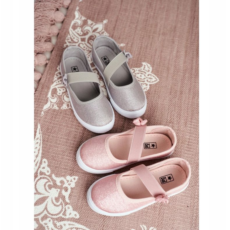 EVE Baskets ballerines enfant roses Bianka 2