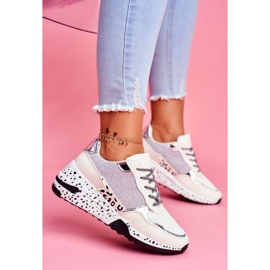 Chaussures Sport Femme Semelle Épaisse Blanche Nokien multicolore 1