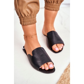 HAN Chaussons Femme Plat Noir Mimios 1