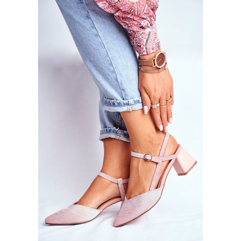 SEA Escarpins à Talons Femme Or Rose Alice multicolore 2 SEA Escarpins à Talons Femme Or Rose Alice multicolore 2