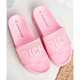 SEA Chaussons Pour Femmes Sur La Plateforme Rose Riche 1