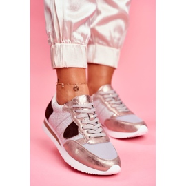 Moow Chaussures Sport Femme Glitter Argent Très Belle beige multicolore jaune 1