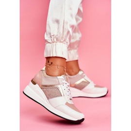 Moow Chaussures de sport femme Sneakers Blanc et Rose Dillion multicolore jaune 2