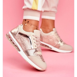 SEA Chaussures Sport Femme Baskets Beige Helly 2