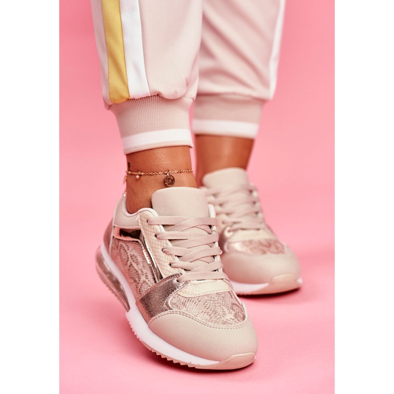 SEA Chaussures Sport Femme Baskets Beige Helly 1