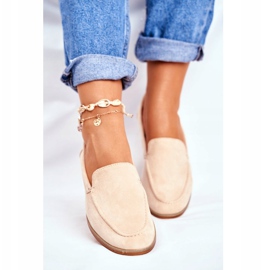 PS1 Richelieus Femme Slip On Daim Beige Twinky 2