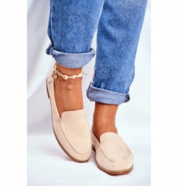 PS1 Richelieus Femme Slip On Daim Beige Twinky 5