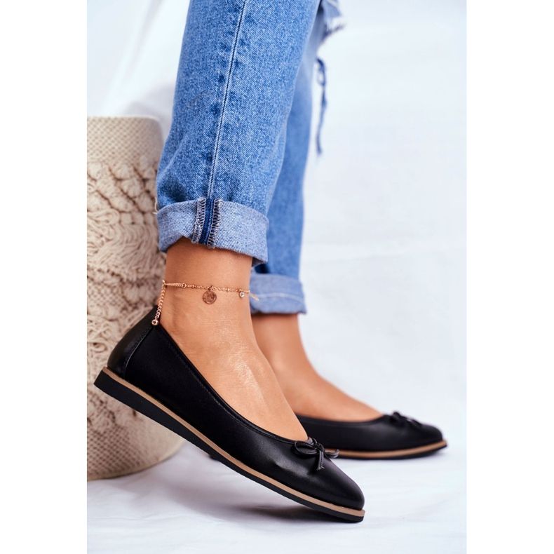 Ballerines Femme Sergio Leone Noir BL612 1