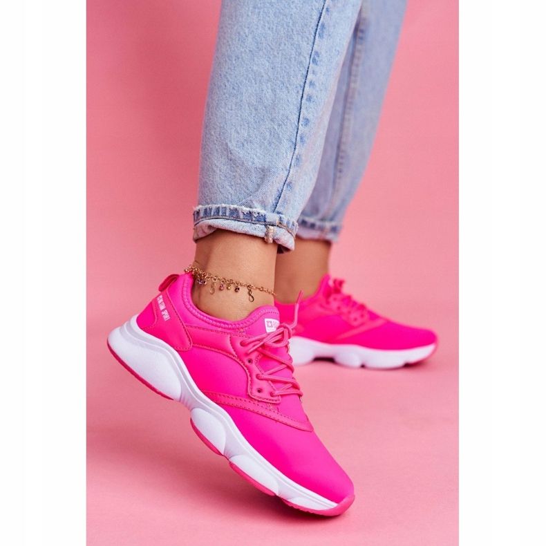 Chaussures de sport pour femmes Sneakers Big Star Neon Pink FF274931 rose 1 Chaussures de sport pour femmes Sneakers Big Star Neon Pink FF274931 rose 1