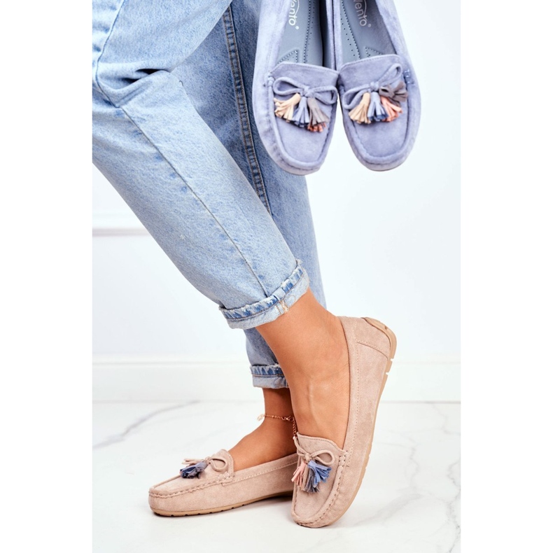 Evento Mocassins Femme Daim 20PB35-2003 Beige Donna Mia 1