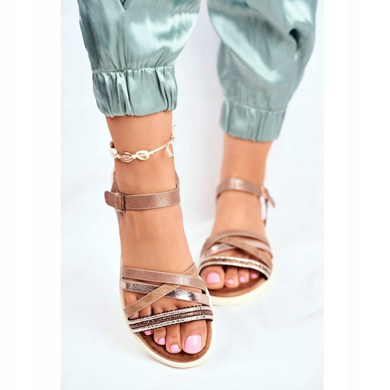 EVE Sandales Plates Femme Marron Replay brun 2 EVE Sandales Plates Femme Marron Replay brun 2