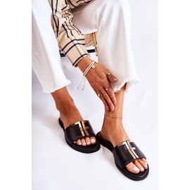 Pantoufles Élégantes Pour Femmes Noir Nicole Dilmah le noir 2