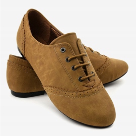 Chaussures Jazz Classiques 9868 Camel brun 4