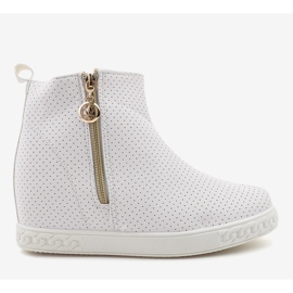 Baskets blanches bottines A03 2