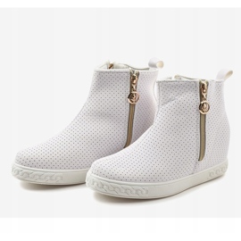 Baskets blanches bottines A03 3