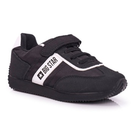 Chaussures de sport pour enfants Big Star avec velcro noir FF374134 le noir 1