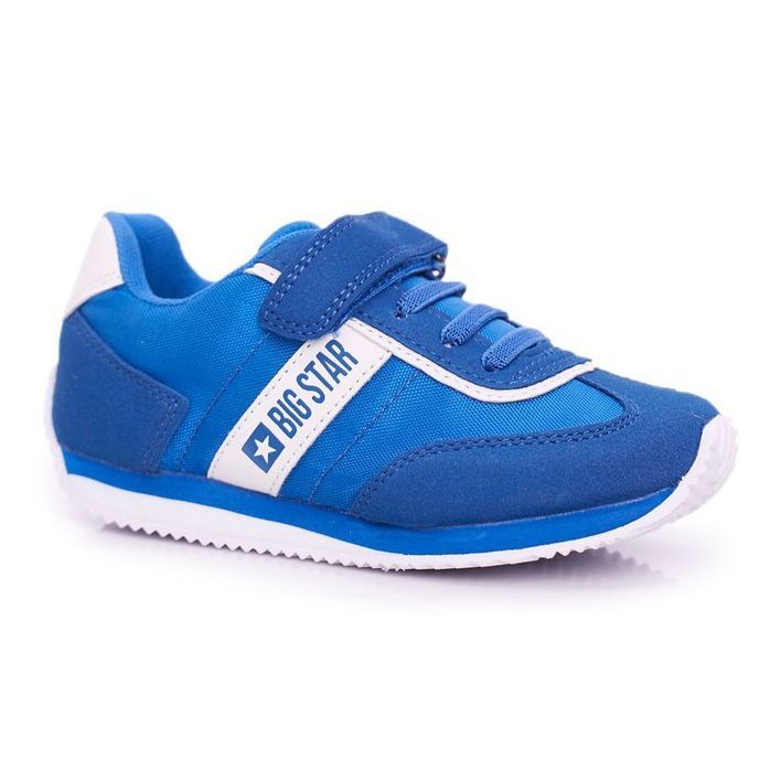 Chaussures de sport pour enfants Big Star avec velcro bleu FF374133 1 Chaussures de sport pour enfants Big Star avec velcro bleu FF374133 1