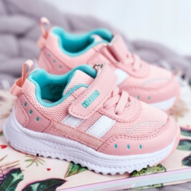 Chaussures de sport pour enfants roses ABCKIDS B933104083 1