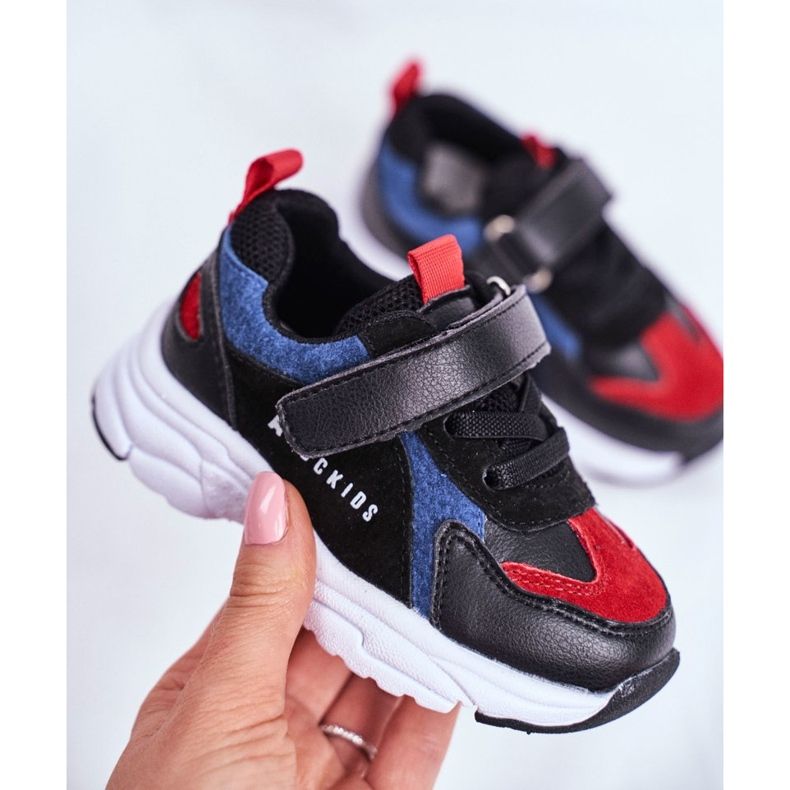ABCKIDS Chaussures de sport pour enfants noirs et bleu marine abcids b932104063 2