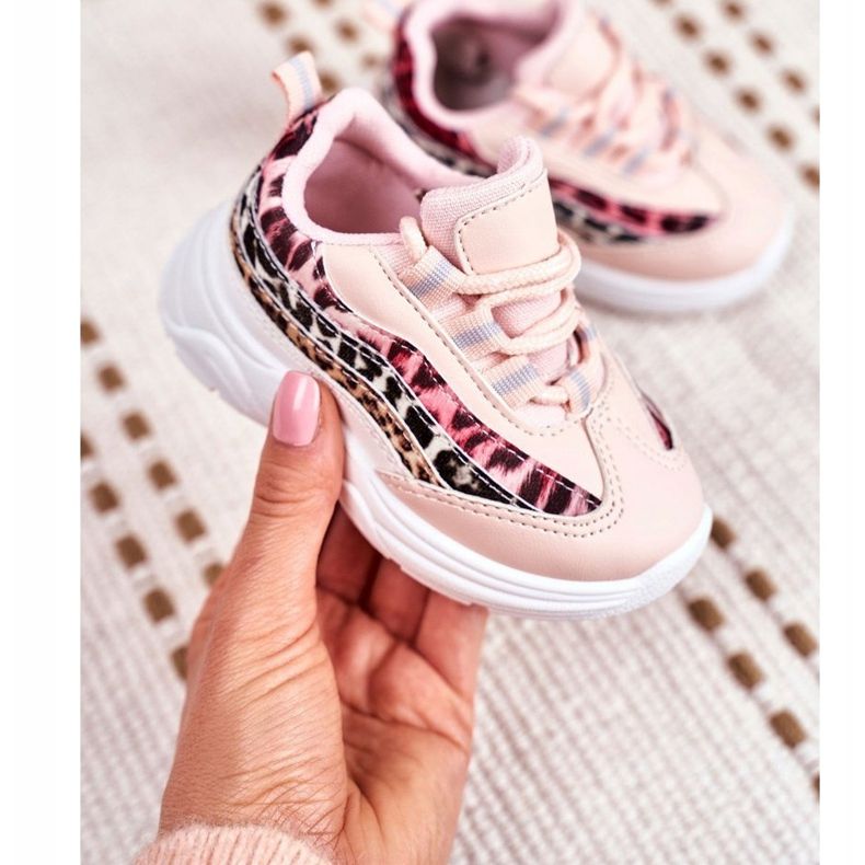 FRROCK Chaussures de sport pour enfants Rose Dante 1