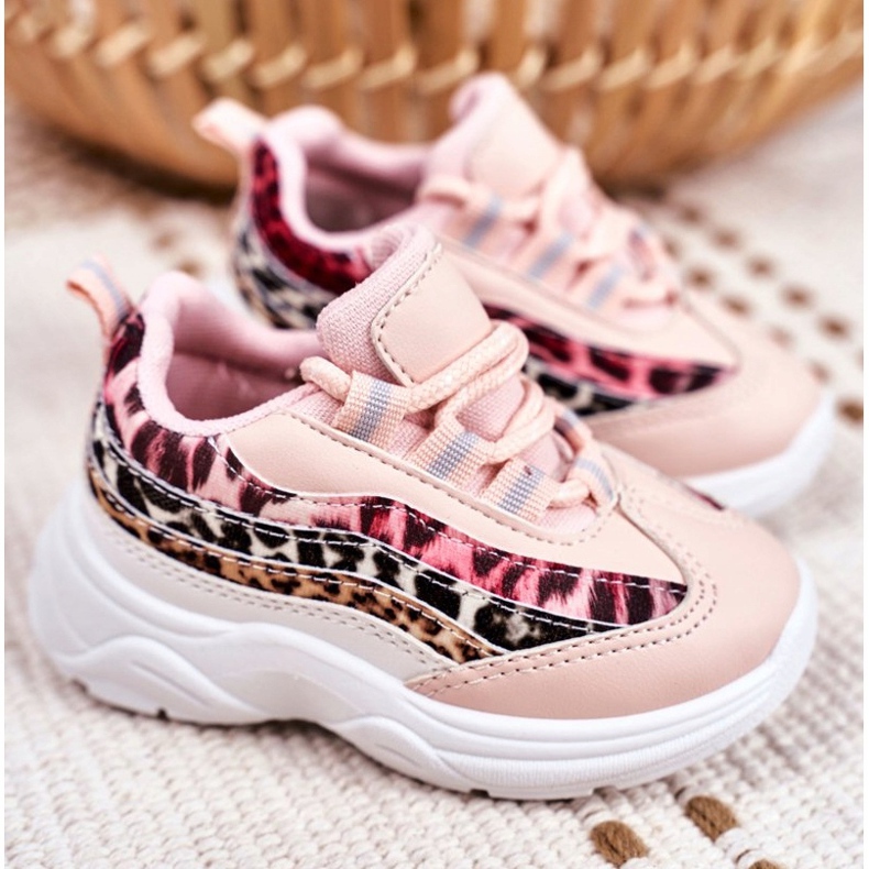 FRROCK Chaussures de sport pour enfants Rose Dante 2