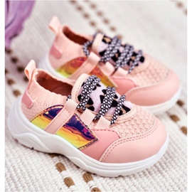 FRROCK Chaussures de sport Velma roses pour enfants 2